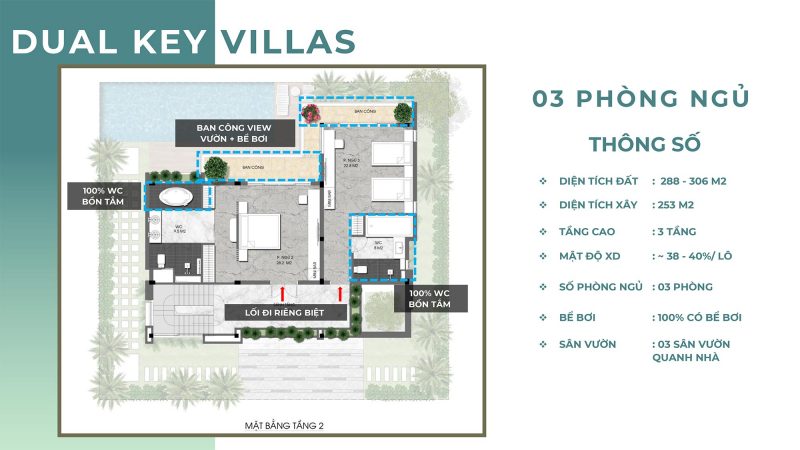 mat bang t2 dualkey villa para hera kn paradise